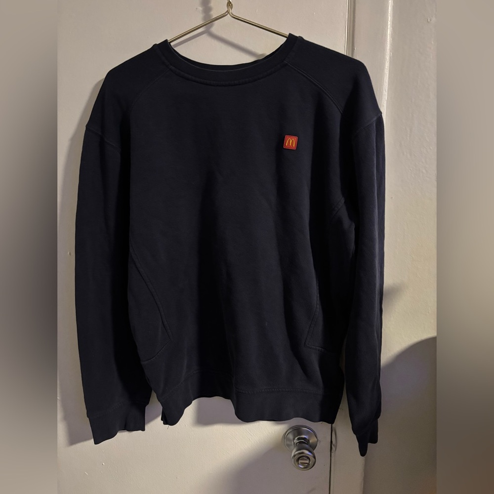 McDonald’s Logo Crewneck Sweatshirt Navy Blue Small S-R Unisex Workwear
(246)